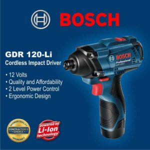 Bosch akumulatorski udarni odvijač GDR 120-Li V-Li Professional