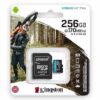 Kingston microSD 256GBCanvasGoPlusr/w:170MB/s/90MB/s