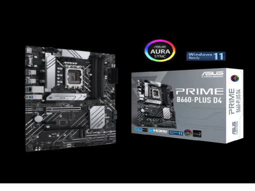 ASUS MB PRIME B660-PLUS D4Intel B660;LGA17004xDDR4;VGA