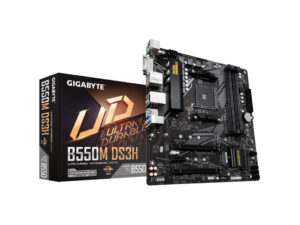 Gigabyte MB [B550M DS3H 1.4]AM4; 4xDDR4; 4733MHz/128GB2xM.2; 4xSATA; 8xUSB; HDMI