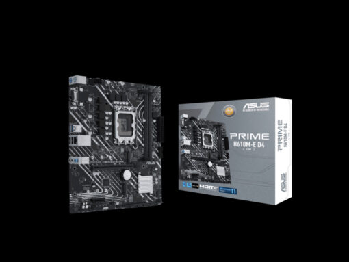 ASUS MB PRIME H610M-E D4-CSMIntel H610;LGA 1700;2xDDR4VGA HDMI DP;micro ATX