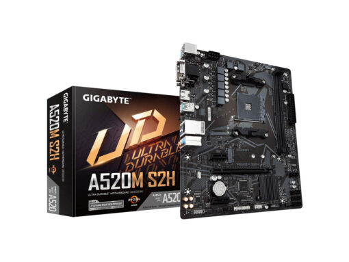 Gigabyte A520M S2H 1.2;AM4; 2xDDR4; M.2  4xSATA;VGA  DVI  HDMI; 6xUSB; mATX;