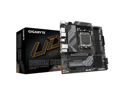 Gigabyte MB B650M DS3HAM5; 4xDDR5; 2xM.2  4xSATA;6xUSB; 2xDP  1xHDMI; mATX;