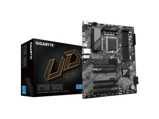 Gigabyte MB B760 DS3HLGA1700; 4xDDR5; 2xM.2  4xSATA6xUSB; HDMI  DP; ATX