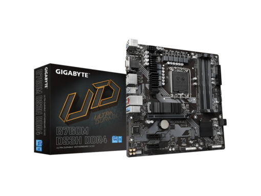 Gigabyte MB B760M DS3HLGA1700; 4xDDR5; 2xM.2