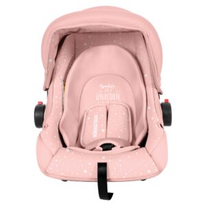 KIKKA BOO AUTOSJEDALICA JAJE LITTLE TRAVELER PINK