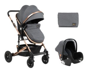 KIKKA BOO KOLICA AMAIA 3U1 DARK GREY