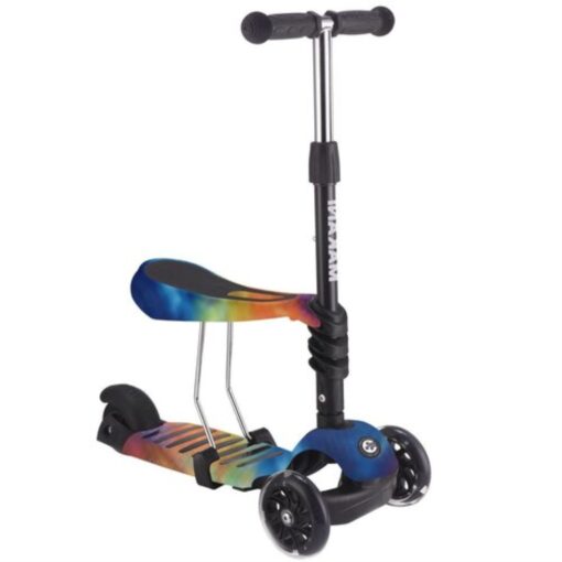 KIKKA BOO MAKANI ROMOBIL 3U1 RIDE AND SKATE RAINBOW