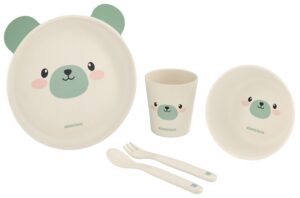 KIKKA BOO SET ZA JELO BAMBUS BEAR MINT