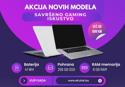 Laptopi akcija ekutak