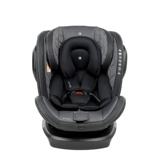 KIKKA BOO AUTOSJEDIŠTE STARK ISOFIX 036KG,DARK GREY 2023