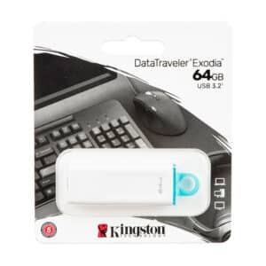 Kingston FD 64GB USB3.2 WhiteDataTraveler Exodia