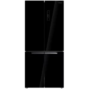 TESLA French door RF5100FMB TOTAL NO FROST - inverter; DISPLAY; Zapremina 511 l; BLACK GLASS