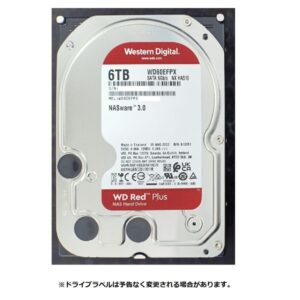 WD HDD 6TB Red Plus WD60EFPX