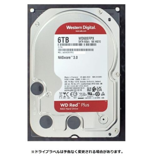 WD HDD 6TB Red Plus WD60EFPX