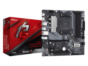 ASROCK A520M PHANTOM GAMING 4AMD A520;AM4;4xDDR4;RAIDHDMI