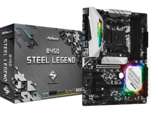 ASROCK MB B450 STEEL LEGENDAMD B450;AM4;4xDDR4;RAIDHDMI