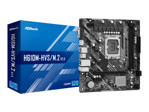 ASROCK MB H610M-HVS/M.2 R2.0Intel H610;2xDDR4;VGA, HDMImicro ATX