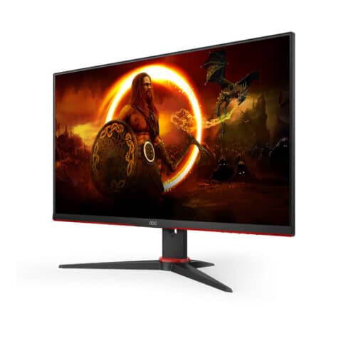 MONITOR AOC 24G2SPAE Gaming 23.8" 1920 x 1080 Full HD (1080p) 165Hz IPS 300 cd/m2 1 ms 2xHDMI VGA VGA DP zvučnici. black-red