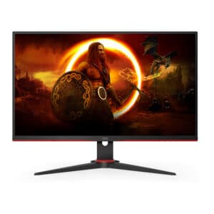 MONITOR AOC 27G2SPAE/BK G2 1920x1080. 165 Hz IPS 250 cd/m2 1000:1 1 ms 2xHDMI VGA DisplayPort speakers black red